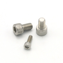 High strength stainless steel hollow hexagon socket bolt with cylindrical head